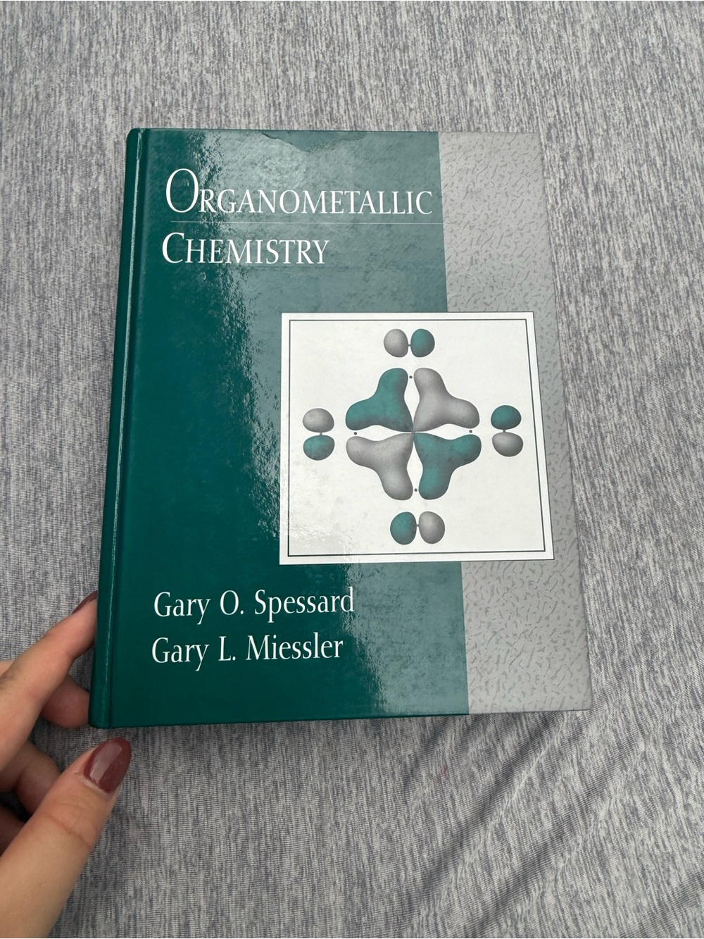 Organometallic Chemistry Hardcover Book - Teal/Gray